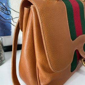 Gucci Leather 2 way bag